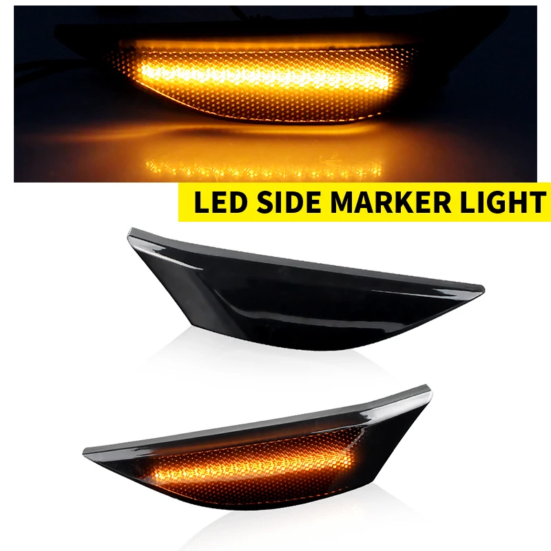 2 stücke Led Seite Marker Blinker Licht Blinker Anzeige Lampe Für PORSCHE 991 911 Carrera 982 981 Boxster Cayman 718 spyder