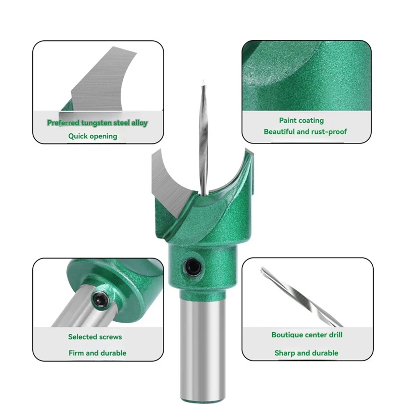 Shank Bead Drill Bits Router Bit Carbide Cutters Woodworking Milling Cutter For Wood Bit Face Mill End Mill 10Mmx20mm