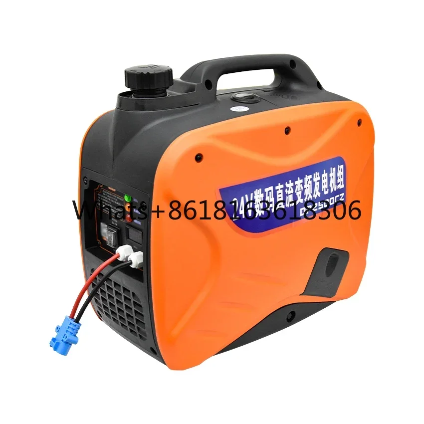 Cargo Vehicle Silent Small Generator H ousehold 2500W Parking Air Conditioner Automatic Gasoline Generator 24V Remote Start DC