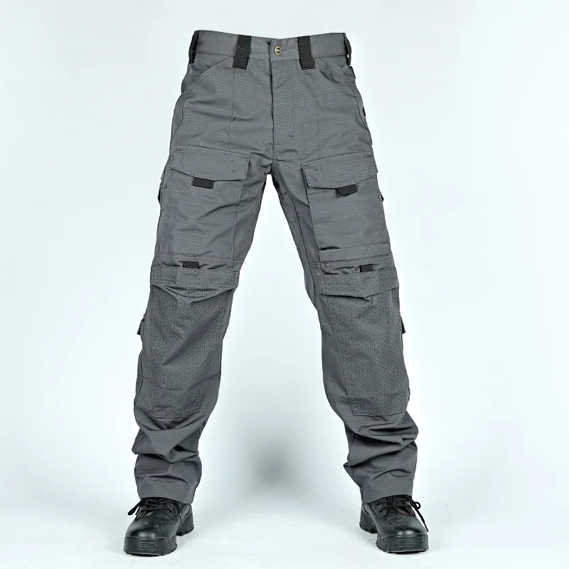 Tactical Pants Workwear Pants Mens Camo Military Wear-resistant Outdoor Trip Hiking Shirts Training Hunting Clothes Multi Pocket