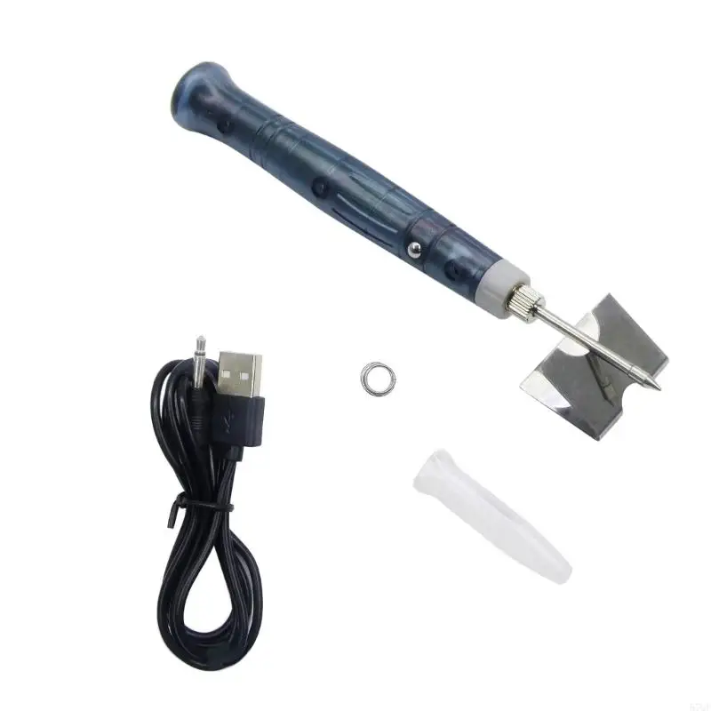 57QF Эффективное 8W USB -паяльное отопление железа для точности электронных ремонтных задач