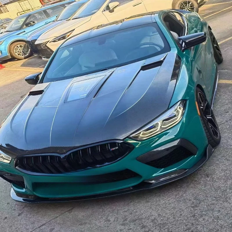 High Quality Transparent Carbon Fiber Engine Hood Fit For 8 Series M8 Auto Exterior Accessories