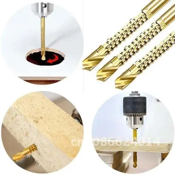 

6pcs/set Composite Tap Drill Bit Set Spiral Screw Metric Cobalt Drill Bit Tap Twist drill bit set special metal multi function