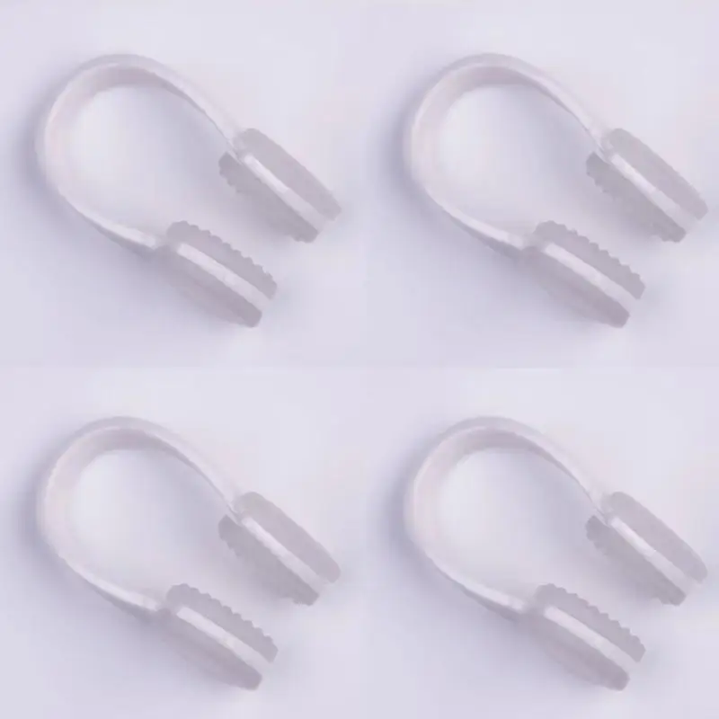 4PCS Silicone Swim Nose Clip Earplug Set Waterproof Soft Pool Accessories For Adult Kids