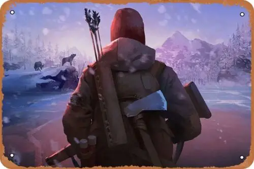 The Long Dark-Video Game Metal Tin Sign Game Poster (Vintage Style)