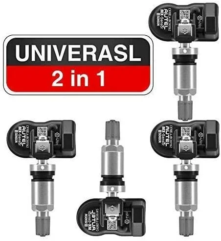 8pcs Autel Sensor 2in1 315MHz 433MHz MX-Sensor Tire Pressure Monitor System Sensor Programmable & Cloneable Screw-in TPMS Sensor