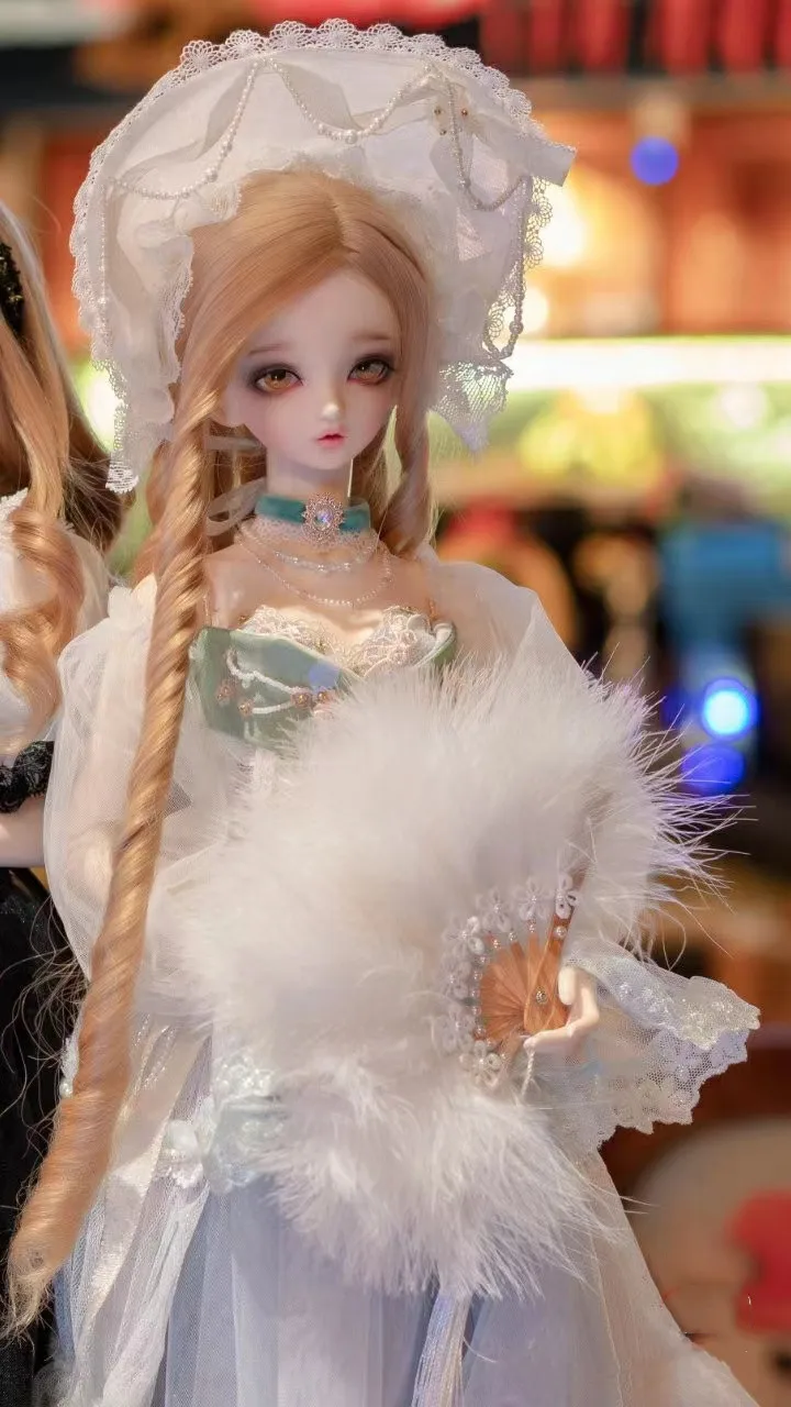 1/3 BJD Doll Feather Fan Gorgeous Doll Accessories