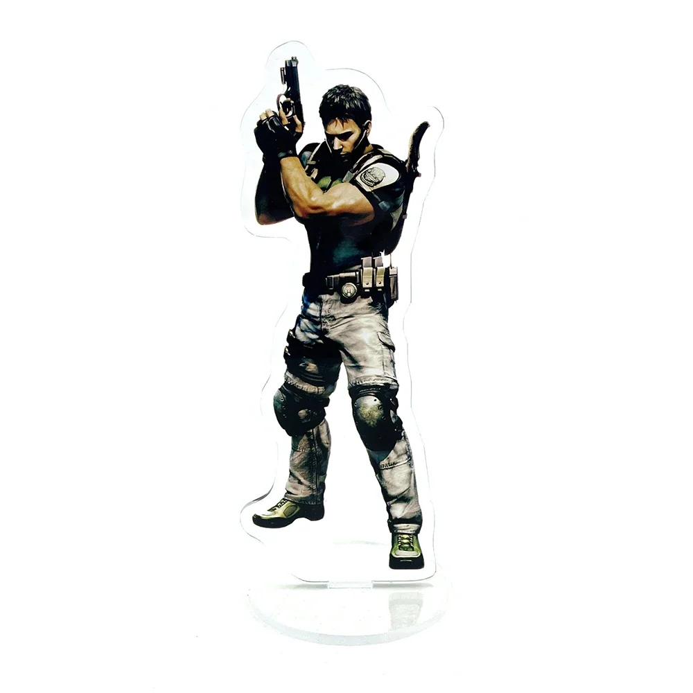 Chris Redfield acrylic standee figurines desk decoration cake topper