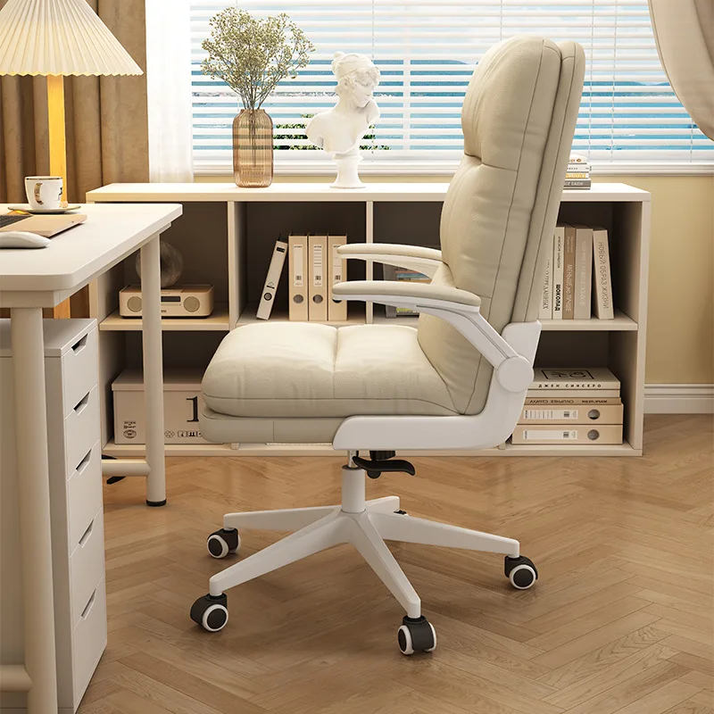 

Computer Chair Household Chair Girls Bedroom College Student Live Broadcast Sedentary Comfortable Book Desk E-sports Office Seat
