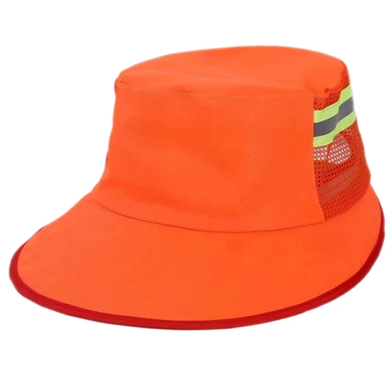 2025 New Polyester Reflective Sun Hat with Visibility Accents for Daily Walkers