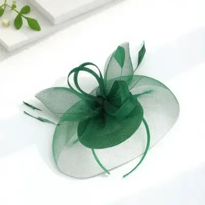 

Banquet Headwear Gauze Fascinator Hat for Women Wedding Tea Party Light Weight Comfortable All Day Fascinator Hat