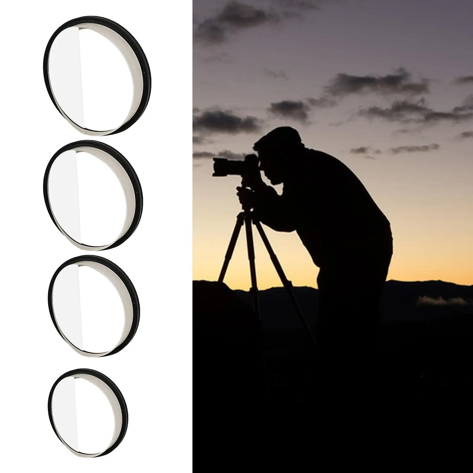 Photographic Ghost Effect Filter Double Sided Lightweight for Portrait Night Scene Photography Accessory Photography Prisms