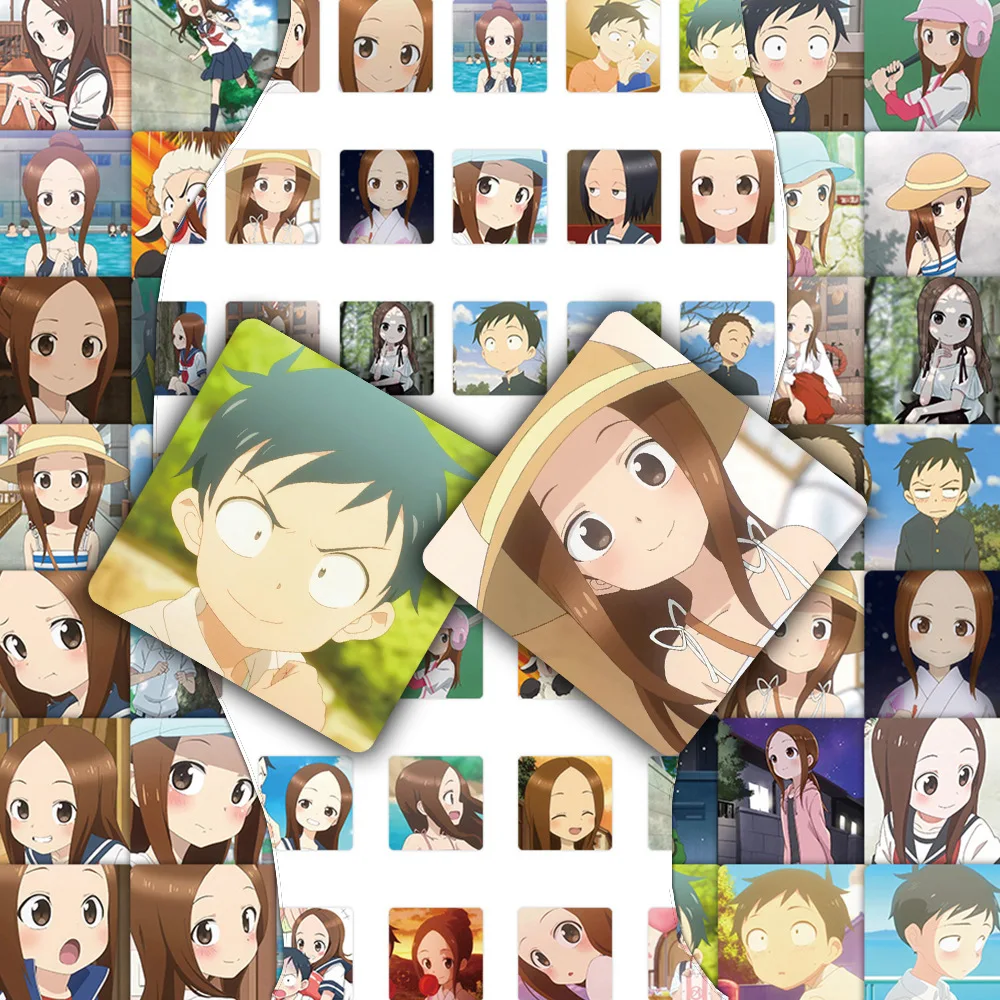 

10/50PCS Japanese comics Takagi classmate who is good at teasing people doodle cute decorative waterproof stickers Kids Toy