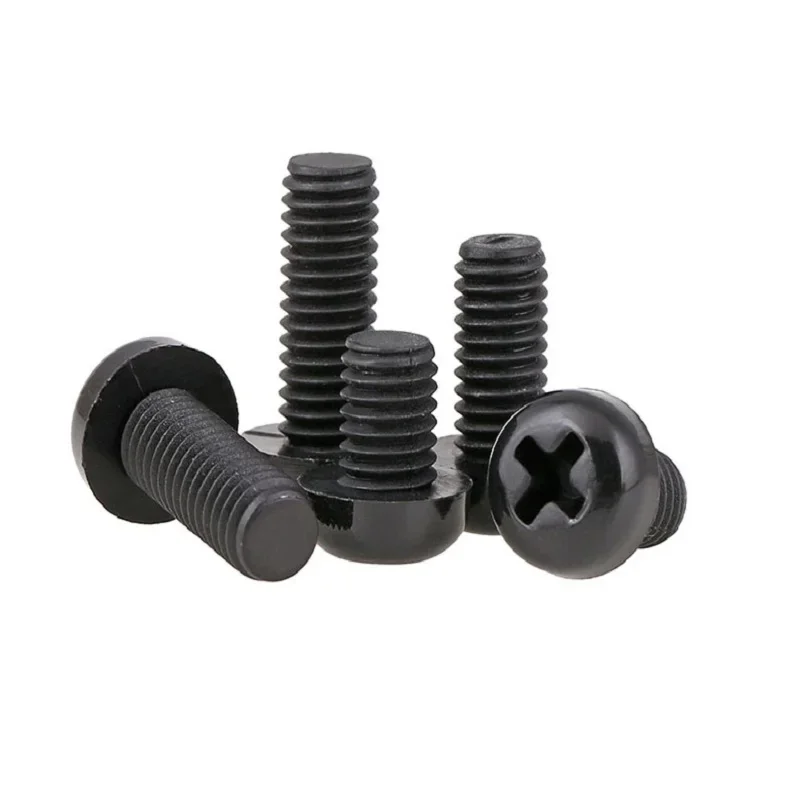 

Black Cross head round head nylon screw nylon plastic screw M2M2.5M3M4M5M6M8*4 5 6 8 10 12 15 20 25 30 35 40 45 50 60