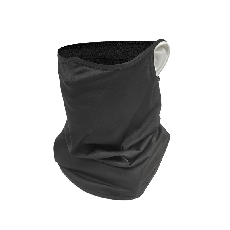

Ear-Hanging Neck Protection Sunscreen Face Scarf Motorcycle Breathable Ice Silk Neck Warmer Wholesale Spring Summer Cycling Mask