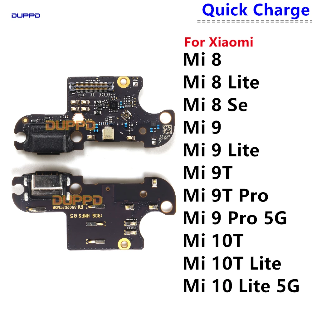 Original Charger Board Flex For Xiaomi Mi 8 9 10 11 10T Lite 9 Se 9T Pro USB Port Connector Dock Charging Flex Cable