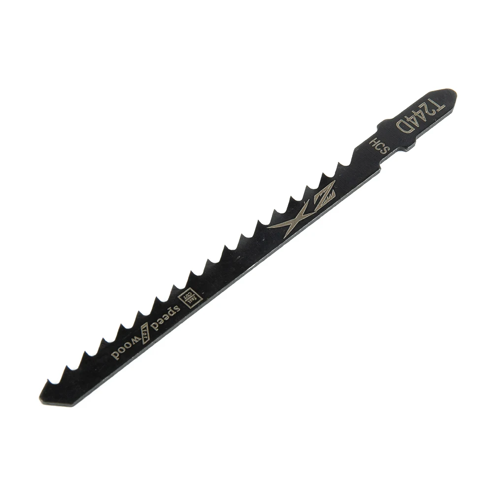Lame de scie en acier à haute teneur en carbone, dureté élevée, adaptée à la coupe du bois, du panneau, du plastique, 10 pièces