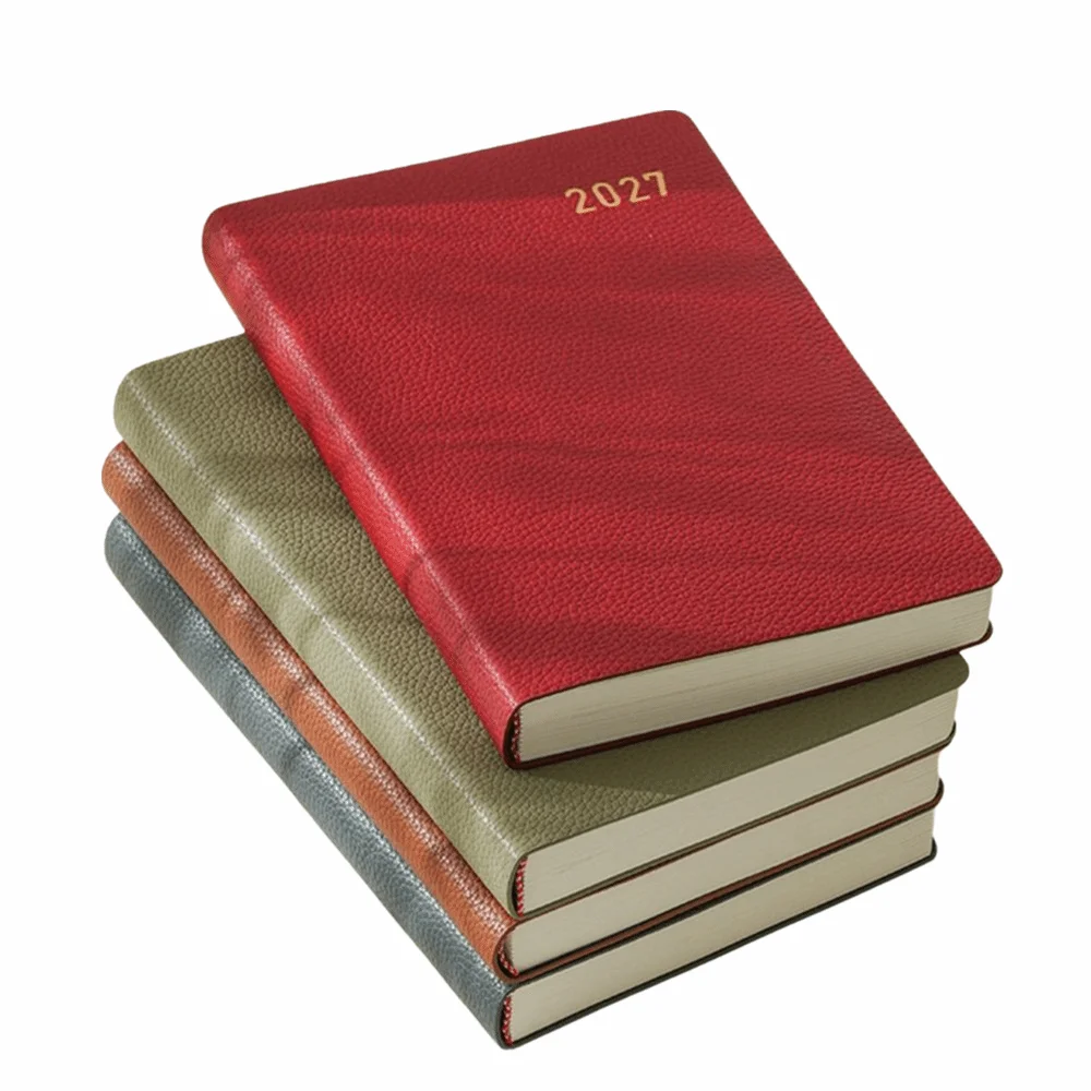 

New A5 2027 Schedule Book with Calendar Efficiency Manual Notebook English To Do List Notepad School Office Supplies