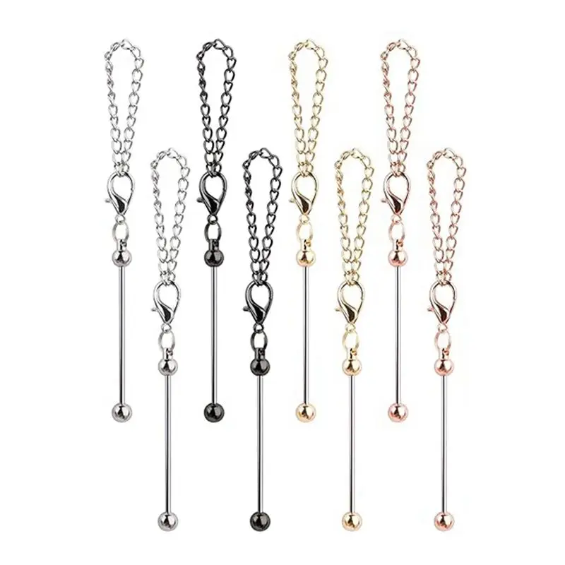 AEE4-8 Pcs Beadable Charmcharm Accessories For Tumblers With Handle Cup Chains For 30 40 Oz Water Bottle DIY Charm