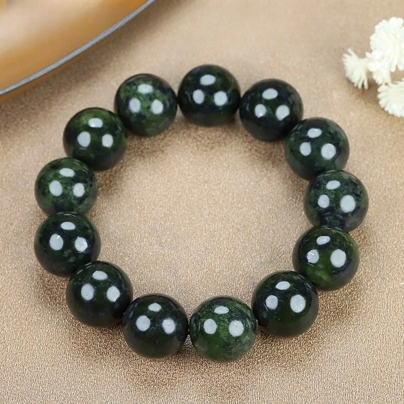 Medicine King Stone Single Circle Bracelet Tibetan Jade Men's and Women's Bracelet