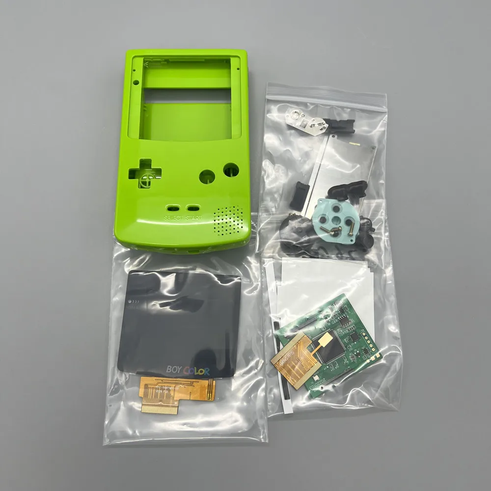 26-inch-pre-laminated-ips-lcd-screen-kit-for-game-boy-color-gbc-with-custom-special-shell-no-cutting-needed-retro-mod-part
