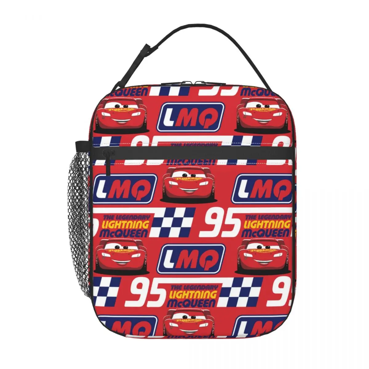 

Термосумки Custom Lightnings Anime McQueens для обедов, для школы и офиса, с изображением гоночных машин, многоразовые, термоизолированные, для мужчин