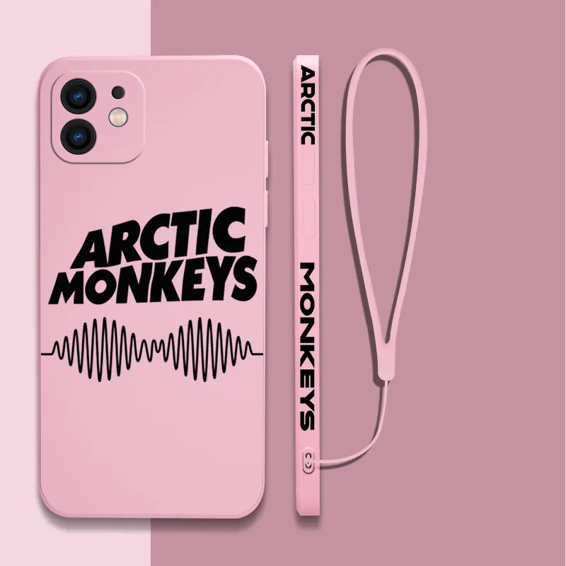 Arctic Monkeys Phone Case For iPhone 15 14 13 12 11 Pro Max Mini X XR XSMAX SE 8 7 6S Plus Soft Liquid Silicone Cover