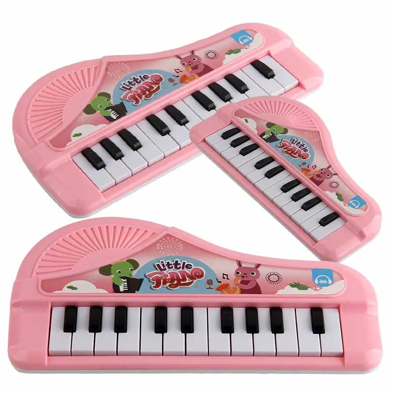 Giocattoli per pianoforte elettronico per bambini Puzzle educazione precoce strumento musicale pianoforte elettronico pianoforte analogico 13 tasti regalo giocattolo per bambini