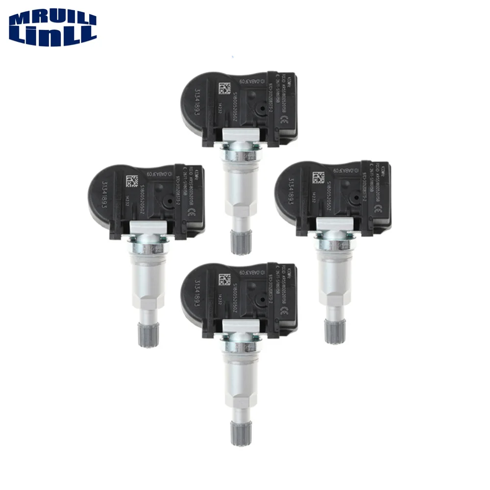 

4pcs NEW Tire Pressure Sensor TPMS OE 31341171 31341893 For Volvo C30 C70 S40 S60 S70 S80 V40 V50 V60 V70 XC60 XC70 XC90