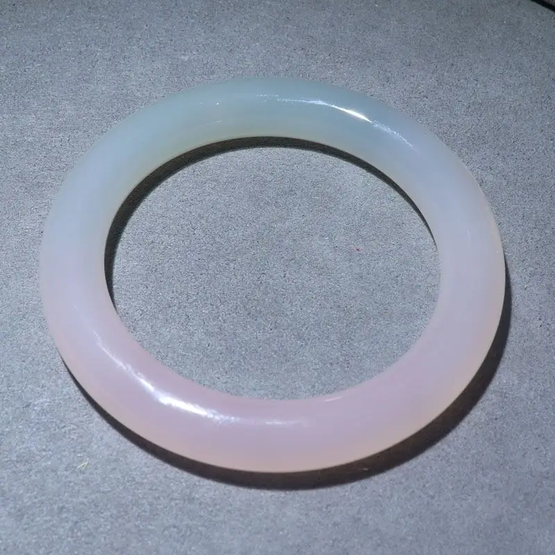 Ice Three-color Bottom Bracelet Female Round Bar Pink Blue White High Ice Purple Jade Bracelet