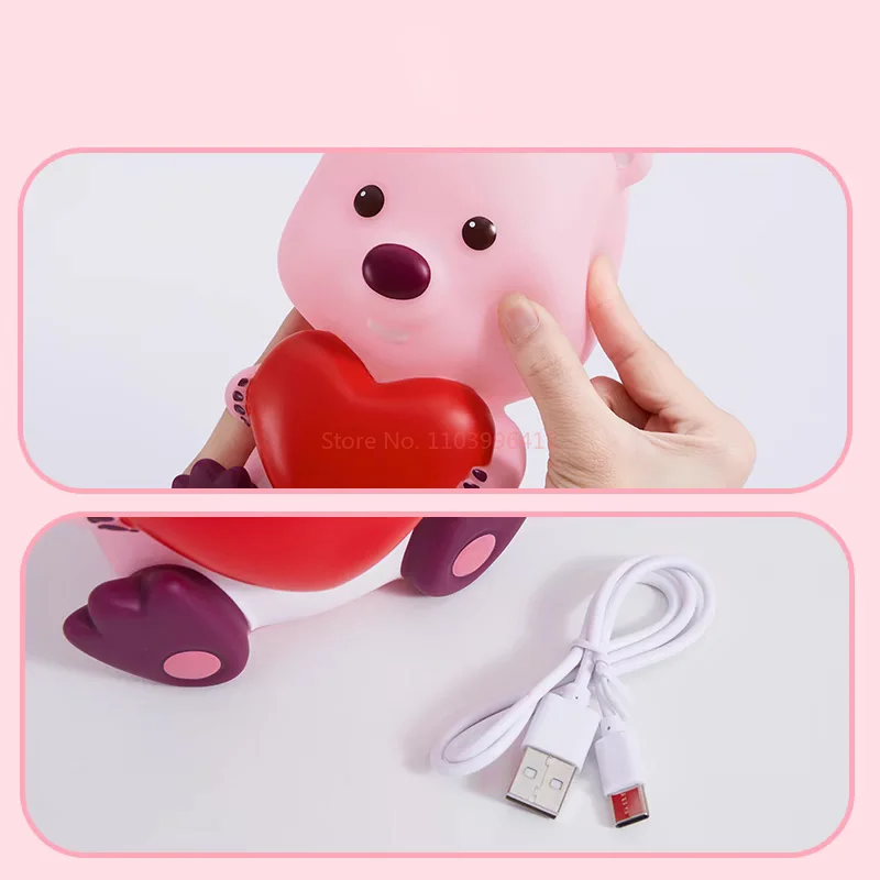 Miniso Excellent Product Zan Moe Ruby Series Large Led Night Light Model Toys Room Decoration Children'S Birthday Kawaii Gifts