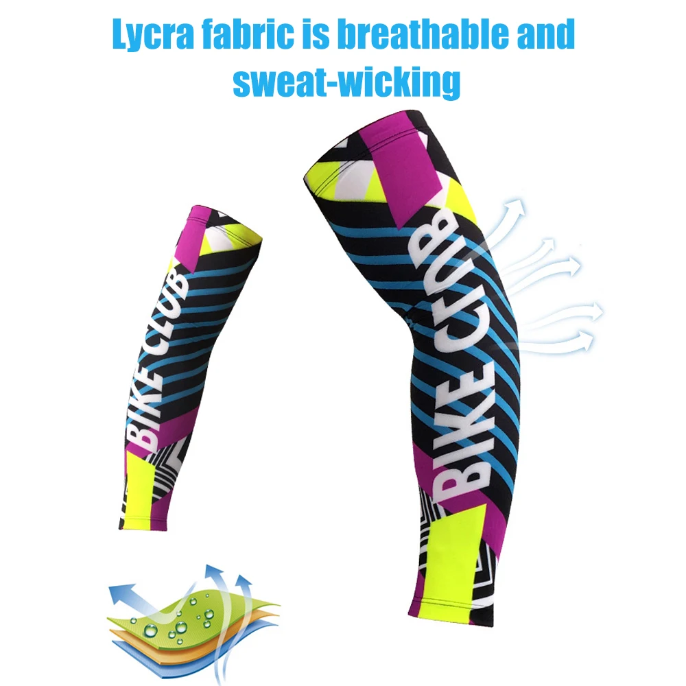 1Pair Outdoor Ice Silk Sleeves, UV Sun Protection Arm Sleeves, Women Men Cooling Compression Arm Cover, Cycling Arm Shield