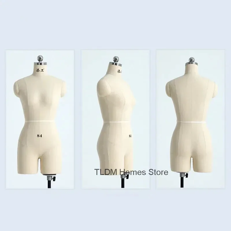 

Sewing Linen Cover Body Female Mannequins with Legs for Clothing Design Bust Tailor Mannequin Dress Display Stand Can Pin e