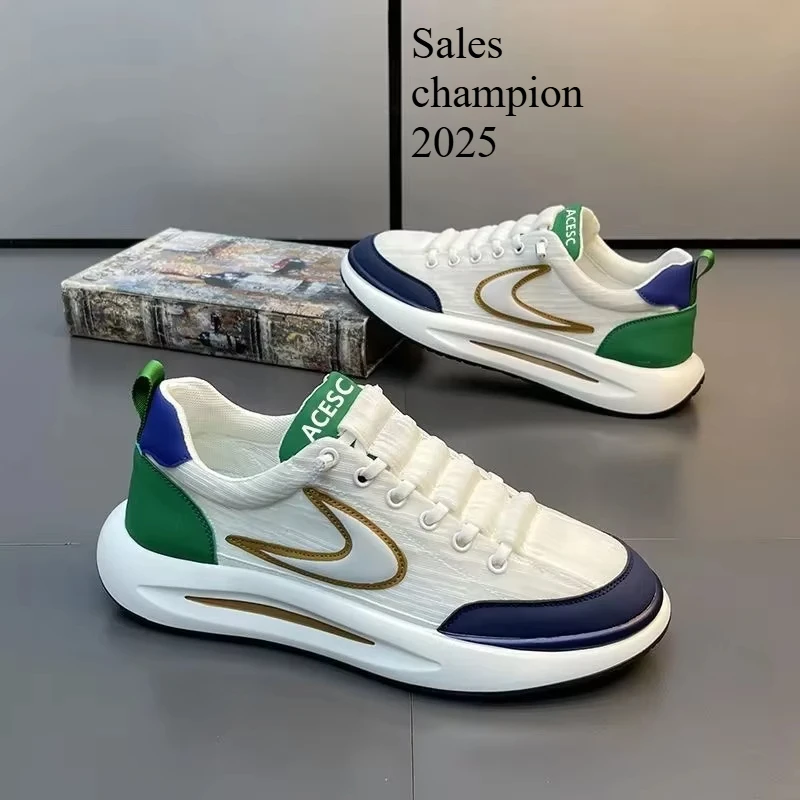 2025 -New/ Men's Casual Sneakers Spring/Summer Dad Shoes Agan Shoes