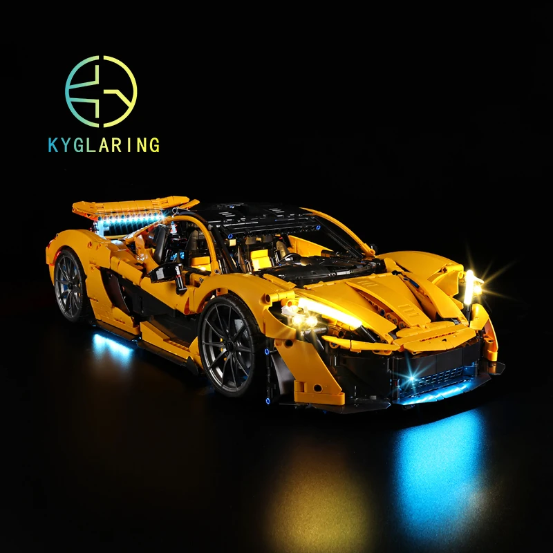 

Kyglaring Led Lighting Set DIY Toys for 42172 Technical McLaren P1™ Blocks Building (Only Light Kit Included)