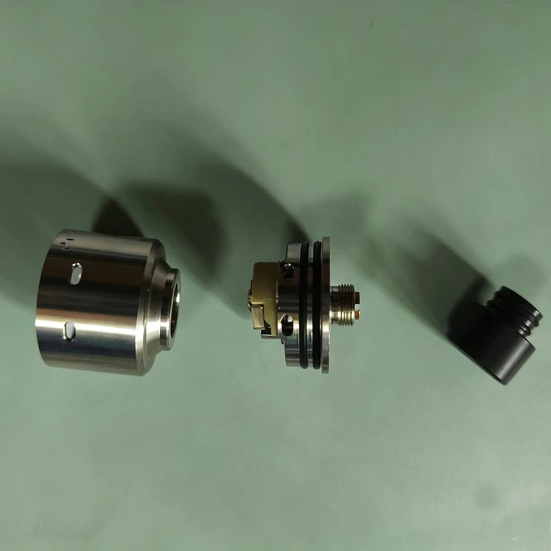 LOGO YOK Hadaly RDA 22mm Yeniden Yapılabilir Damlama Tipi Paslanmaz Çelik, Squonk Modları için Alt Besleme Pimli Donanım dekoratif parçaları