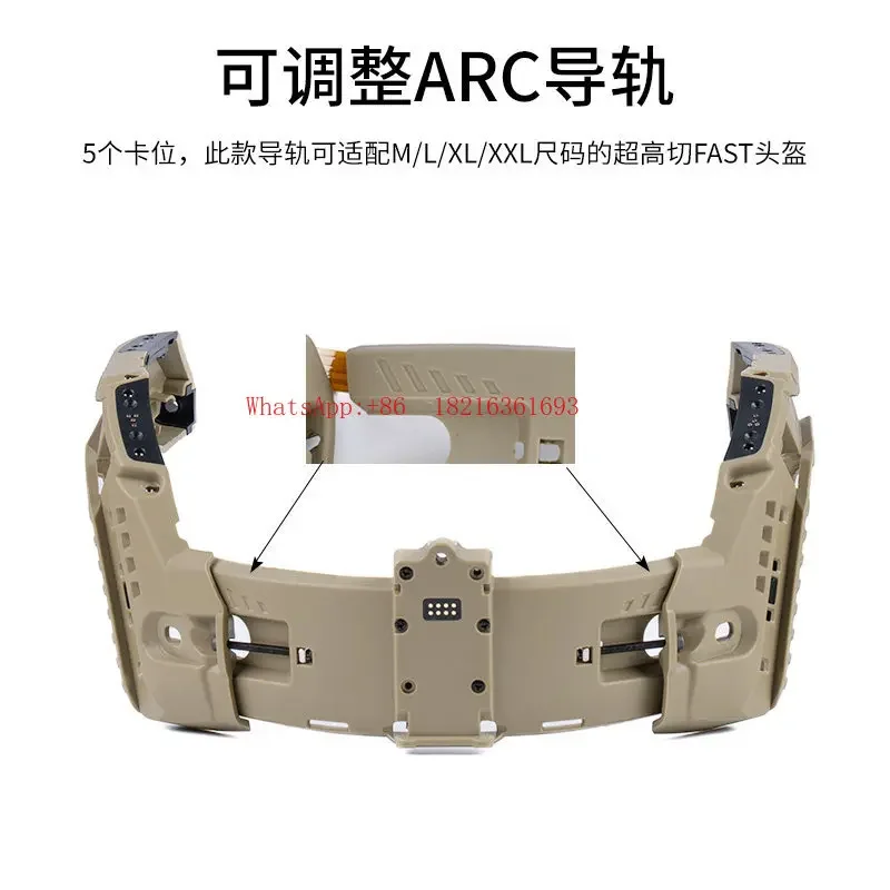 Limited Offer Modular Integrated ARC Rail SET Accessories For Use With High-cut FAST Helmets