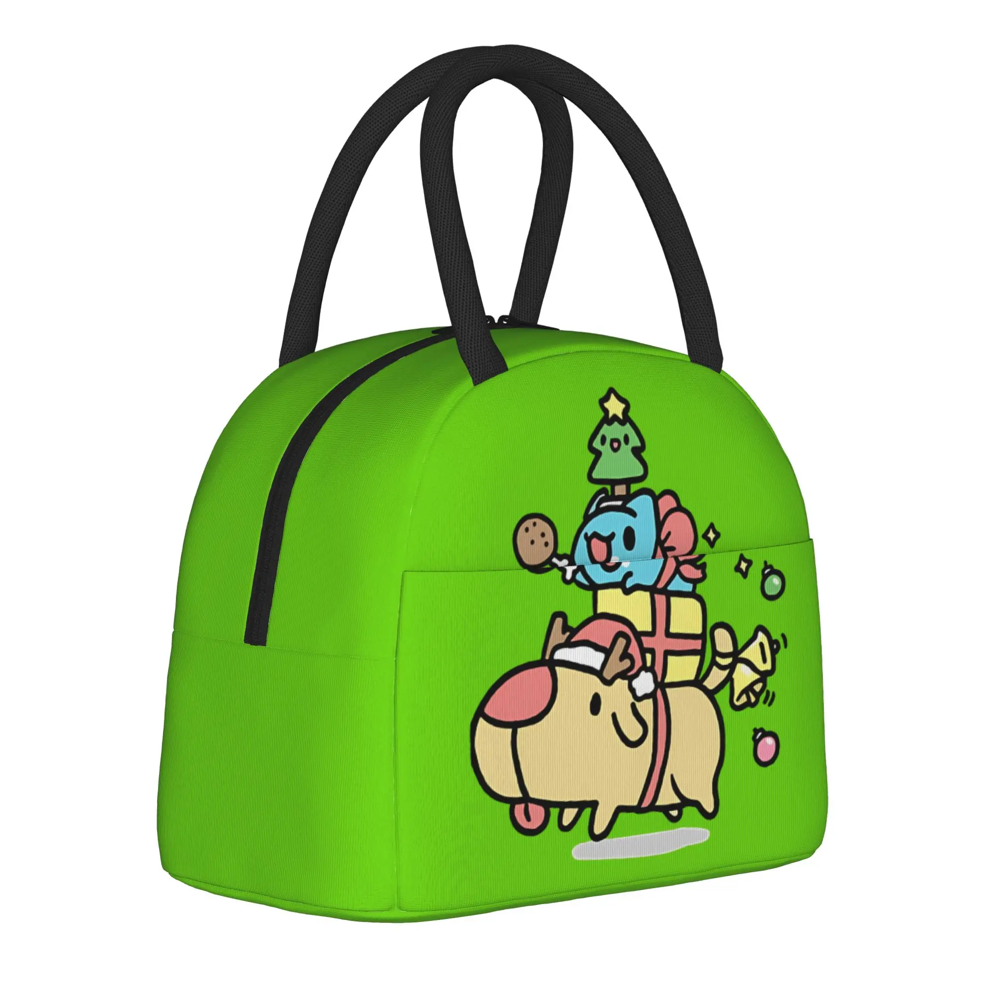 Bugcat Capoo Bug Cat  Insulated Lunch Bags High Capacity  Meal Container Cooler Bag Tote Lunch Box Beach  Travel Food Bag