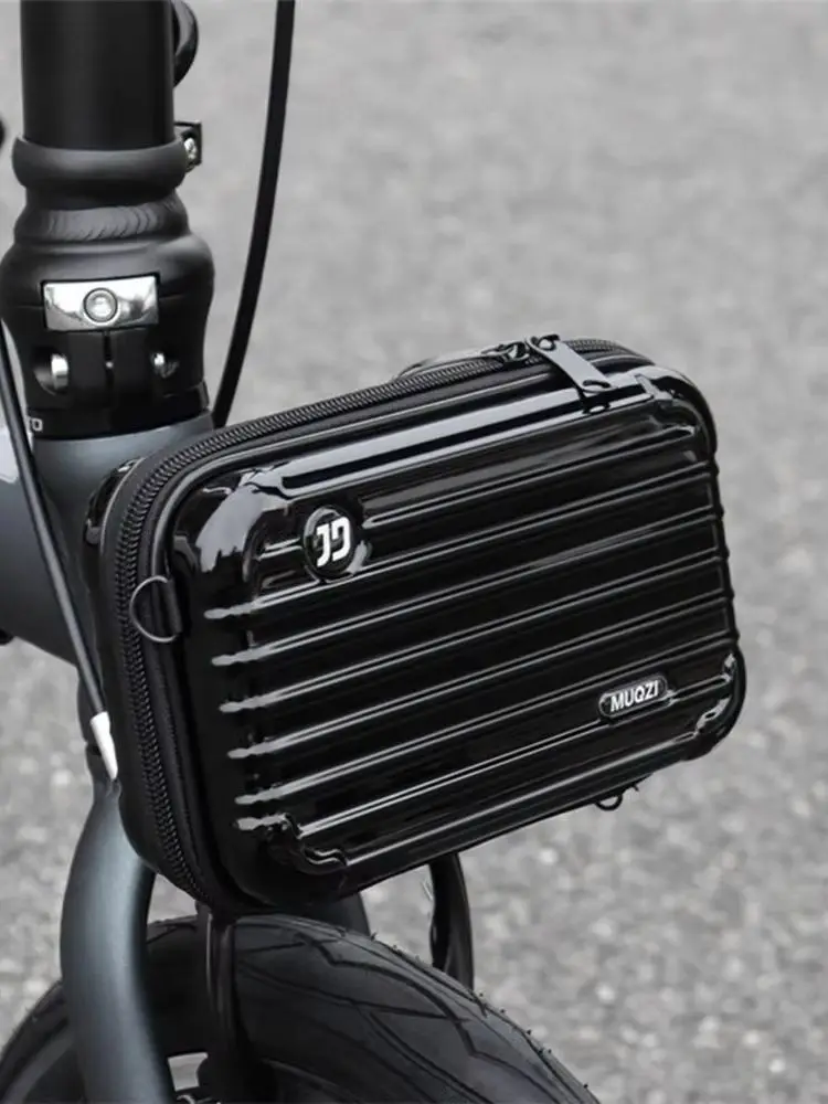 AliExpress DOMEN Bicycle Front Bag Carrier Mount Adapter for Brompton Folding Bike Pig Nose Bag Front Bag Bracket  Bike Accessories