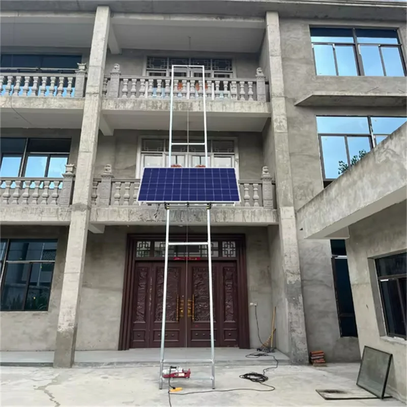 Customized Powerful Glass Window Door Lifter Solar Panel Lifting Elevator