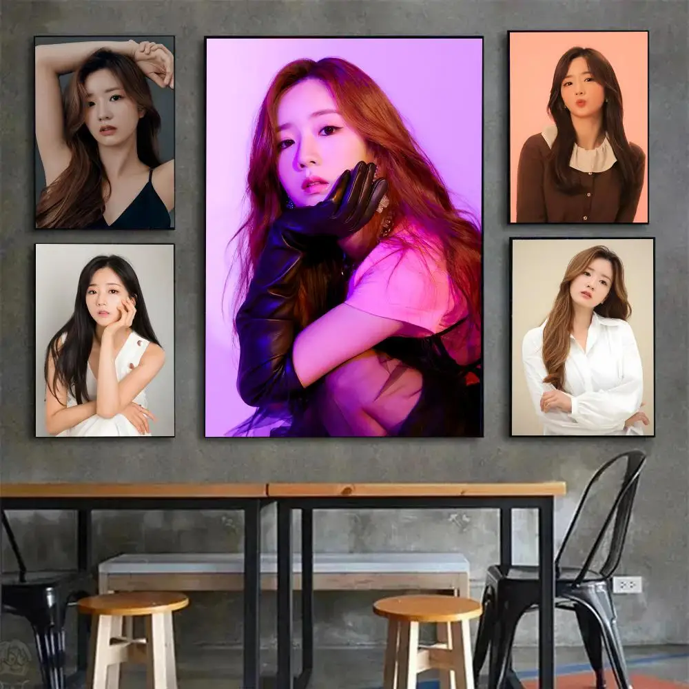 kpop idol canvas Yoon Bo Mi Poster Painting Wall Art Mural for Living Room Home Decor and Gifts - view 2