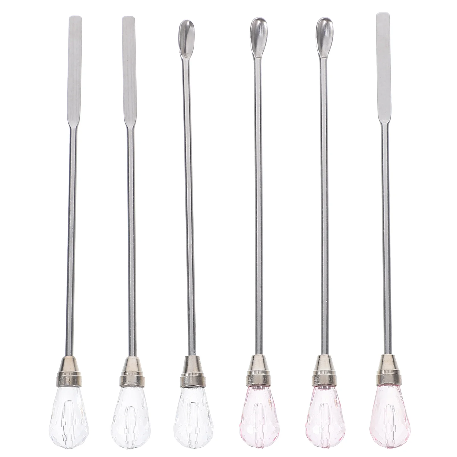 

6 Pcs Wax Stirring Stick Sticks for Waxing Metal Seal Spoon Mixing Paddles Stirrers