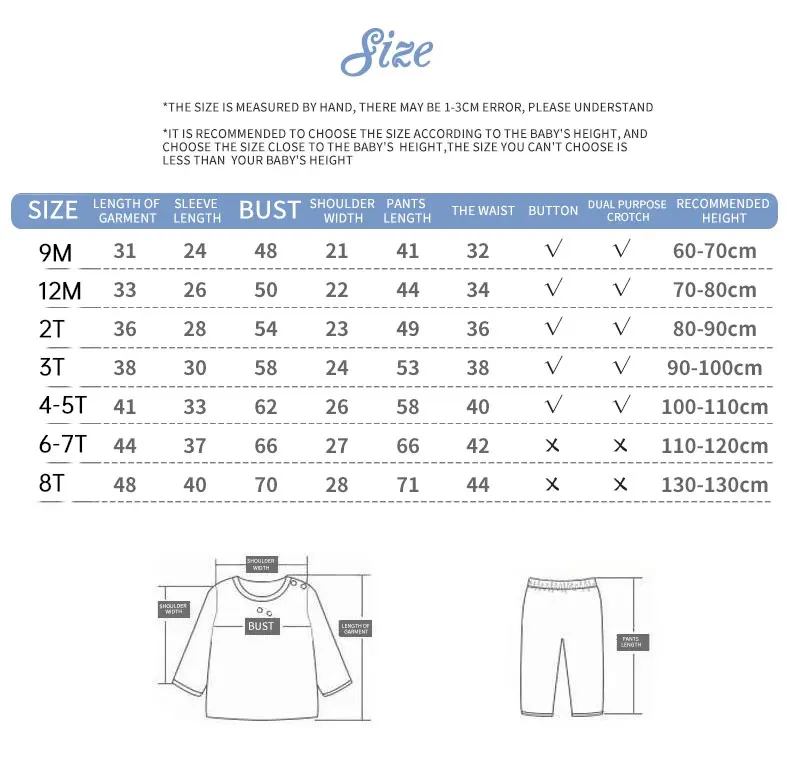 Kinder Kinder Kleidung Sets Jungen Mädchen Anzug Pyjamas Kleidung Hosen Cartoon Herbst Winter Nachtwäsche Outfits – Detail 2