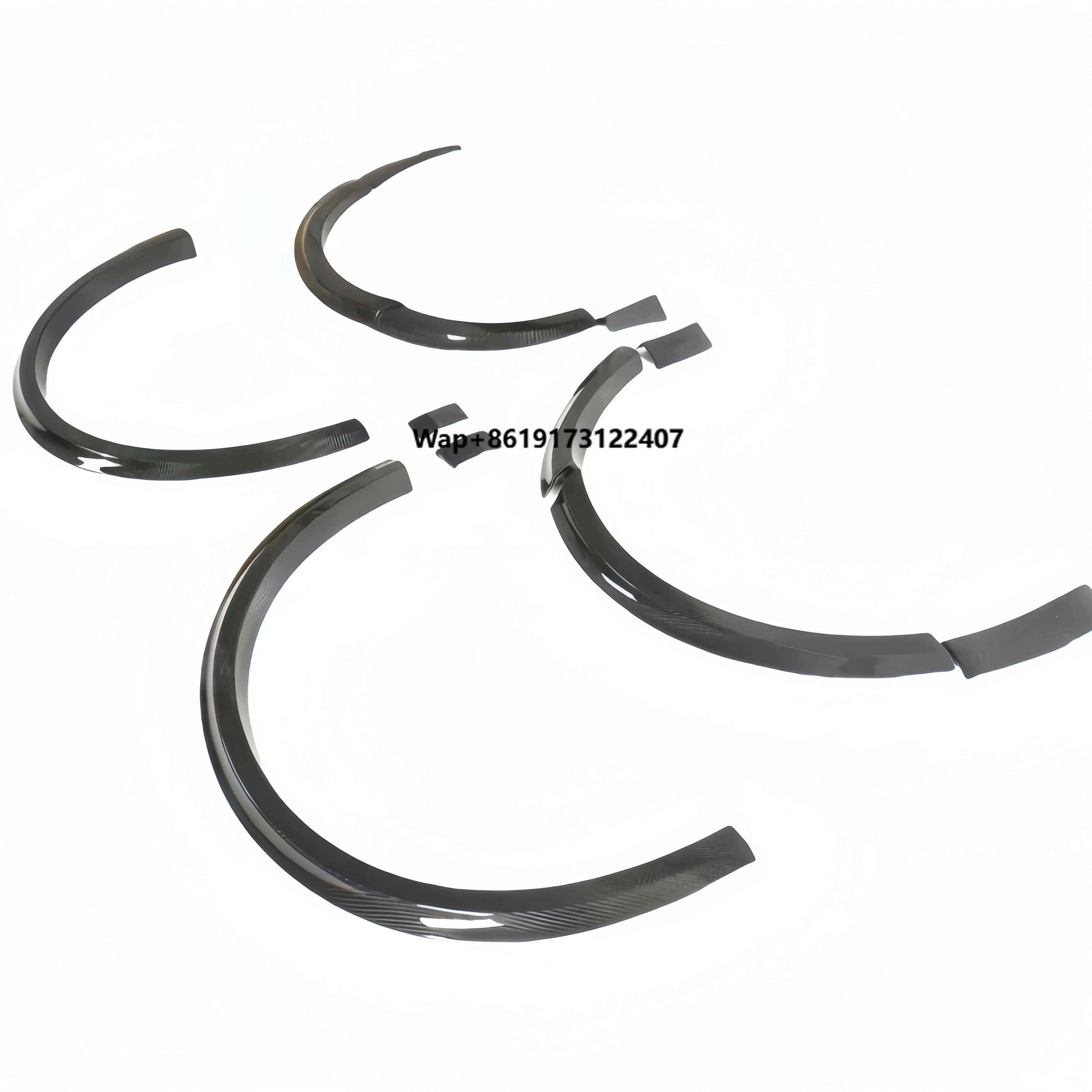 

For RSQ8 2020-2023 4 Doors Carbon Fiber Car Wheelbase 12pcs Wheel Arch Trim Decoration Fender Flares Modification Body Kit