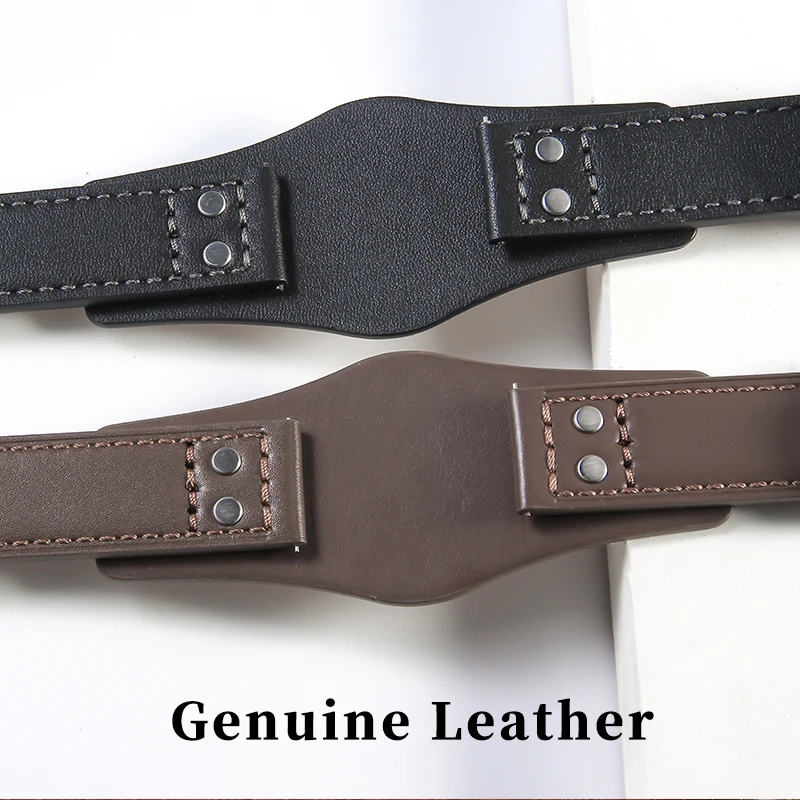 Breathable Skin Friendly Genuine Cow Leather Watchbadns for Fossil Ch2891 Ch3051 FS4735 FS4812 Series Waterproof Strap 22mm