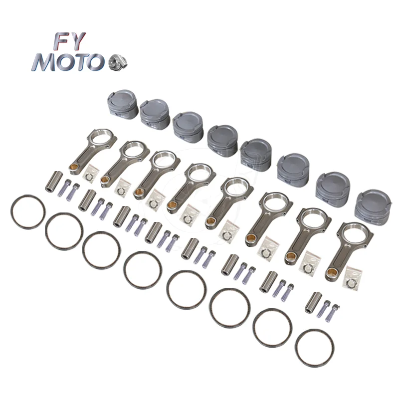 N63 S63 FPO H-beam Forged Connecting Rods for BMW V8 S63B44 Tapered Pin End One Set
