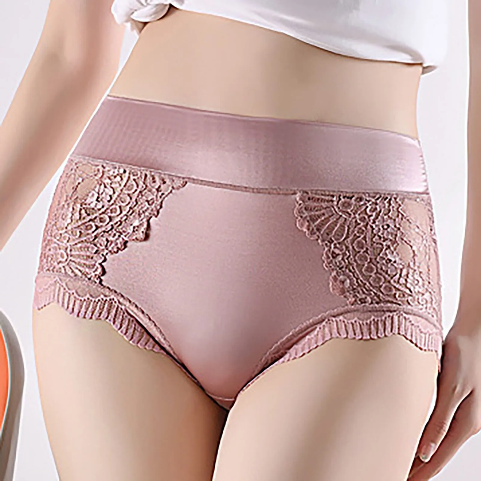 

Women's Underpants Sexy Lace Panties Female Underwear Seamless Lingerie Large Size High Waist Briefs Breathable Intimates Panty