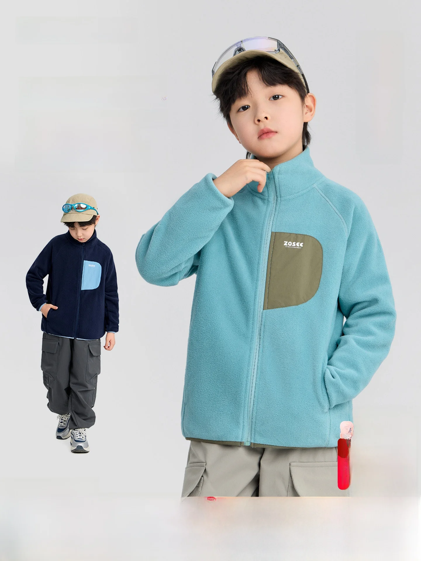 antistatic-fleece-jacket-for-boys-spring-autumn-casual-loose-fit-zipper-closure-long-sleeve-coat-left-west-children's-wear