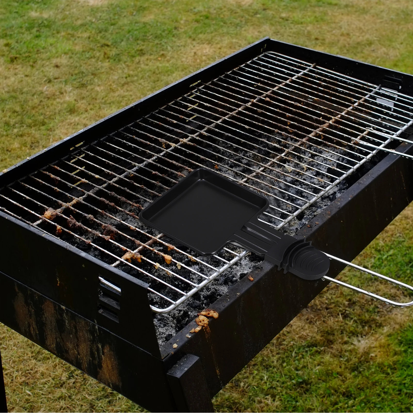 

4 set Electric Grill Pan Non-Stick Square Baking Plate For Cheese Melting Grilled Meat Seafood Cooking Kitchen Accessories Mini