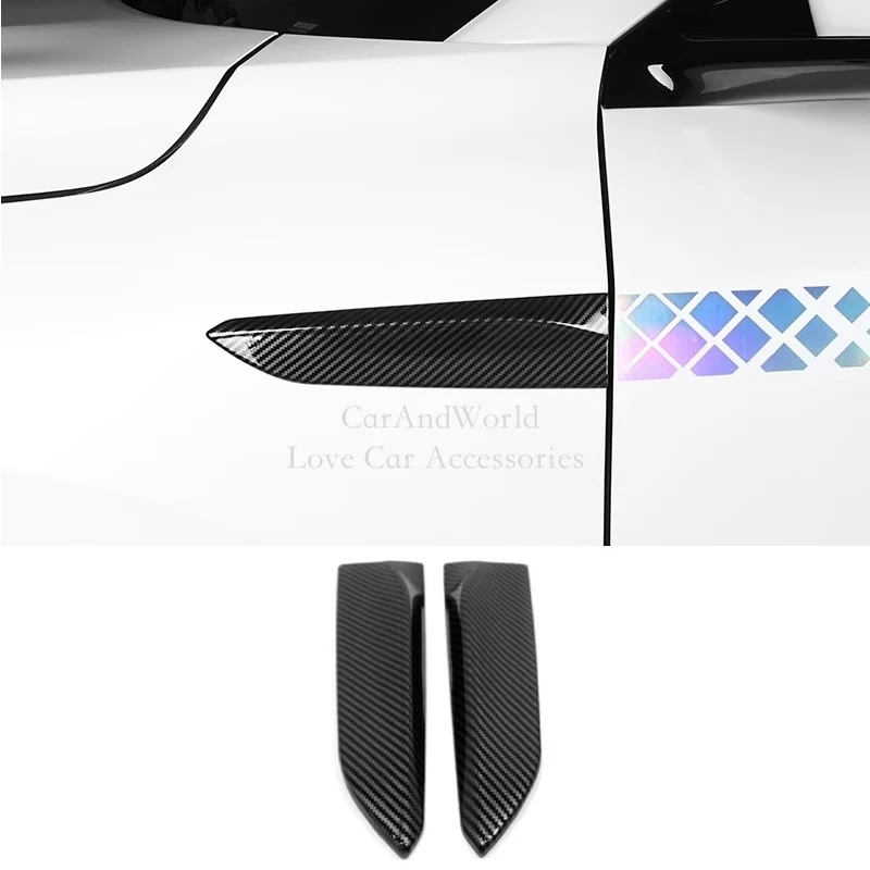 

Юбки на переднее крыло из углеродного волокна из АБС-пластика, накладки на пластины для Changan CS75plus CS75 Plus 2025 2026, аксессуары для литья автомобиля